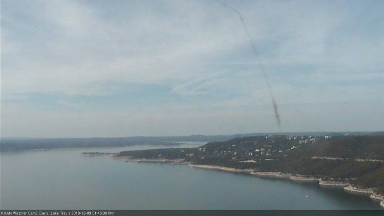 Lake Travis webcam, December 9, 2019 1:45 PM CT