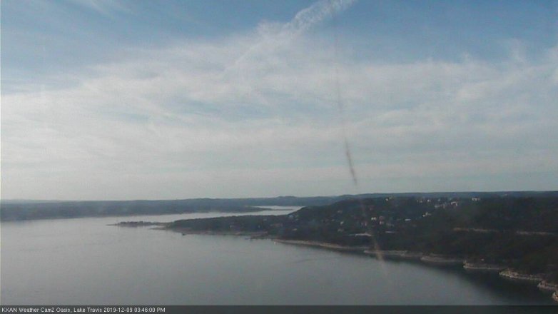 Lake Travis webcam, December 9, 2019 3:45 PM CT