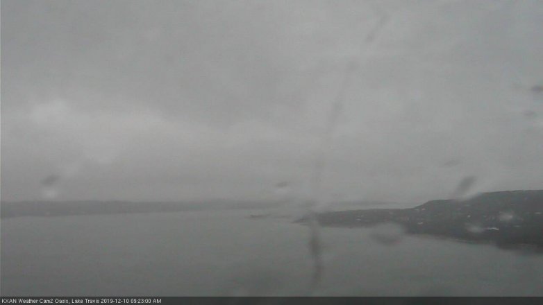 Lake Travis webcam, December 10, 2019 9:25 AM CT