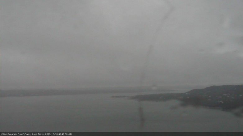 Lake Travis webcam, December 10, 2019 9:45 AM CT