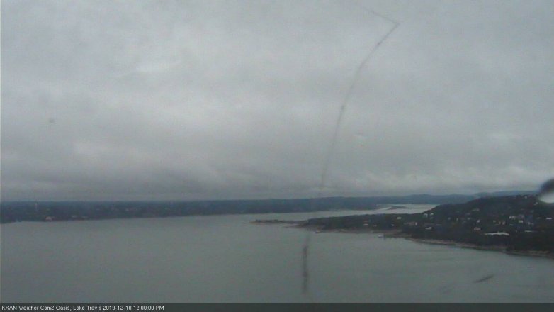 Lake Travis webcam, December 10, 2019 12:00 PM CT