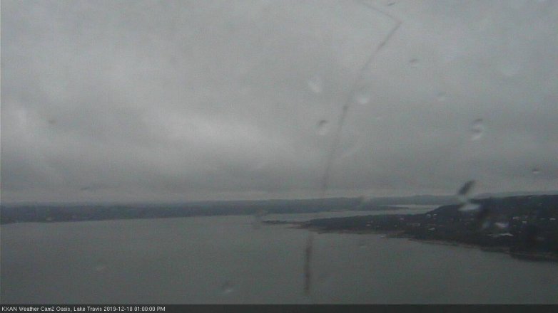 Lake Travis webcam, December 10, 2019 1:00 PM CT