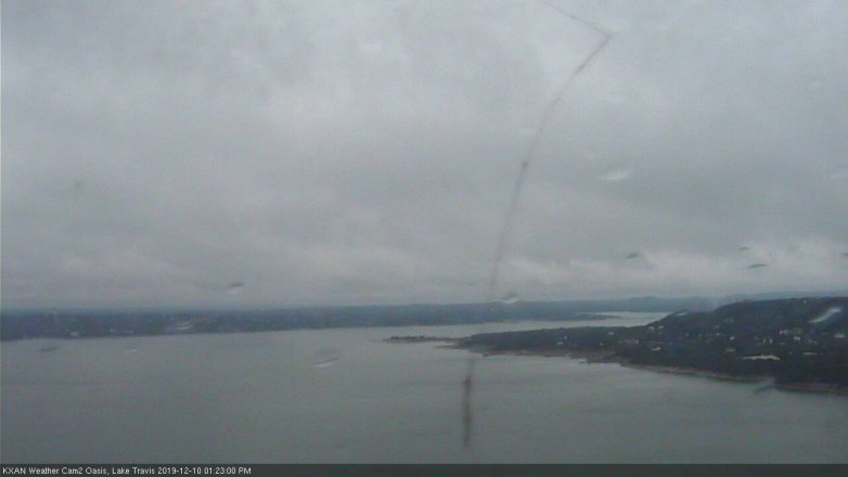 Lake Travis webcam, December 10, 2019 1:25 PM CT