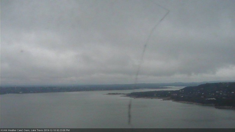 Lake Travis webcam, December 10, 2019 2:25 PM CT
