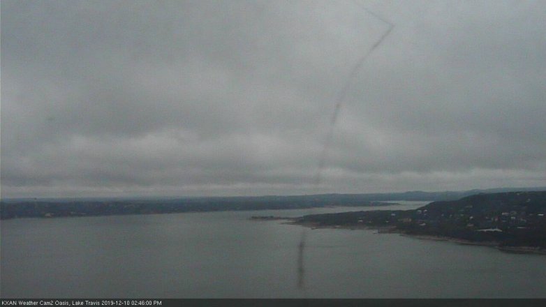 Lake Travis webcam, December 10, 2019 2:45 PM CT
