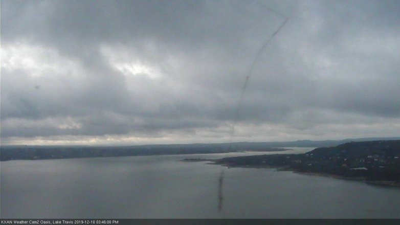 Lake Travis webcam, December 10, 2019 3:45 PM CT