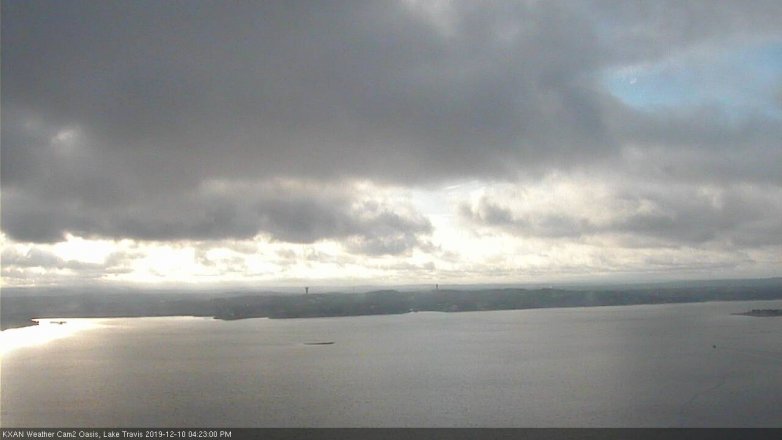 Lake Travis webcam, December 10, 2019 4:25 PM CT