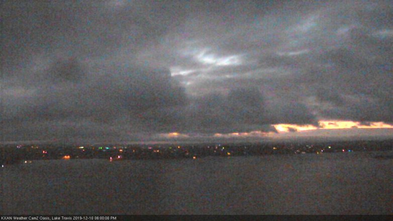 Lake Travis webcam, December 10, 2019 6:00 PM CT