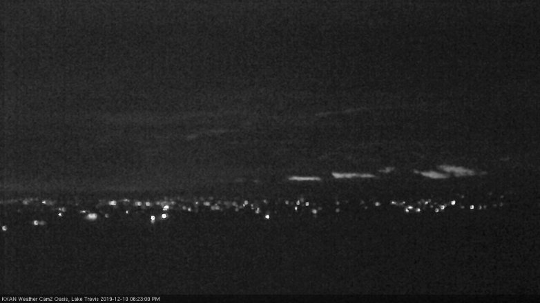 Lake Travis webcam, December 10, 2019 6:25 PM CT