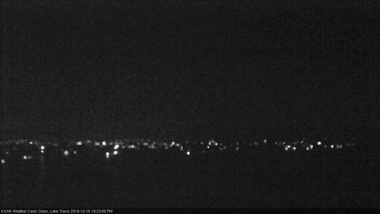 Lake Travis webcam, December 10, 2019 10:25 PM CT