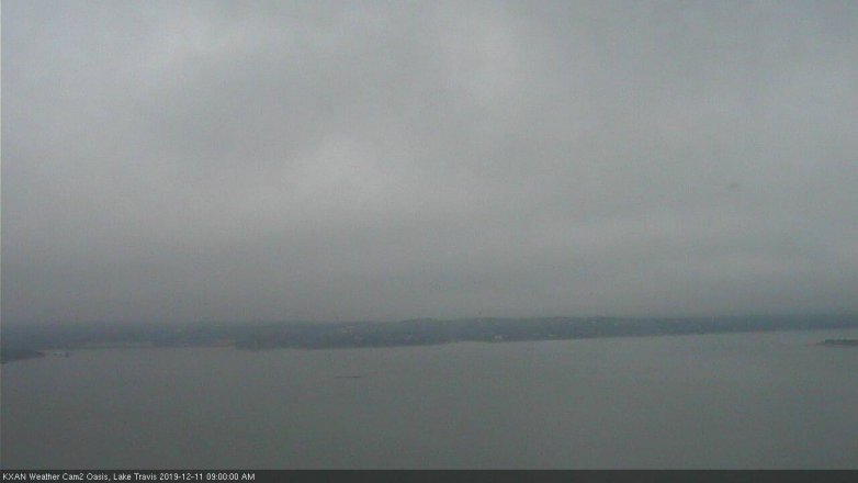 Lake Travis webcam, December 11, 2019 9:00 AM CT