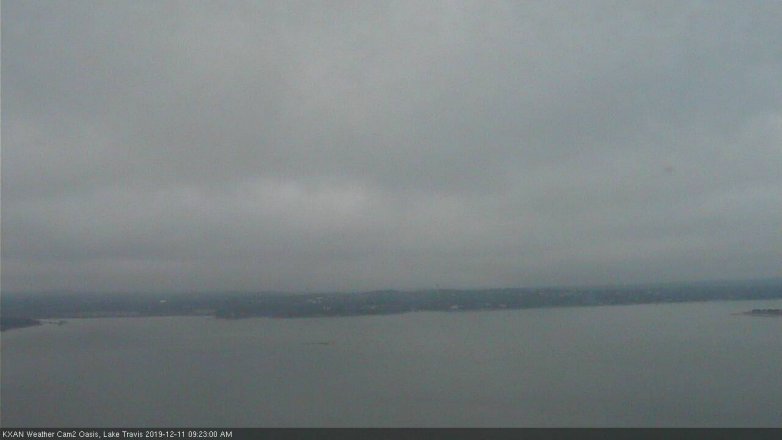 Lake Travis webcam, December 11, 2019 9:25 AM CT