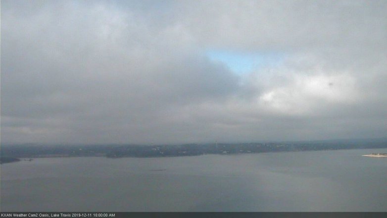 Lake Travis webcam, December 11, 2019 10:00 AM CT