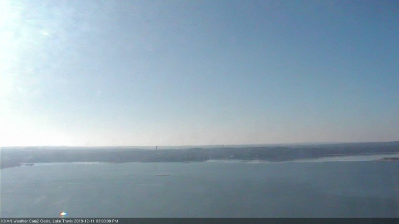 Lake Travis webcam, December 11, 2019 3:00 PM CT