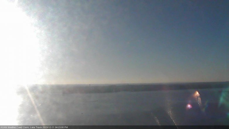 Lake Travis webcam, December 11, 2019 4:25 PM CT