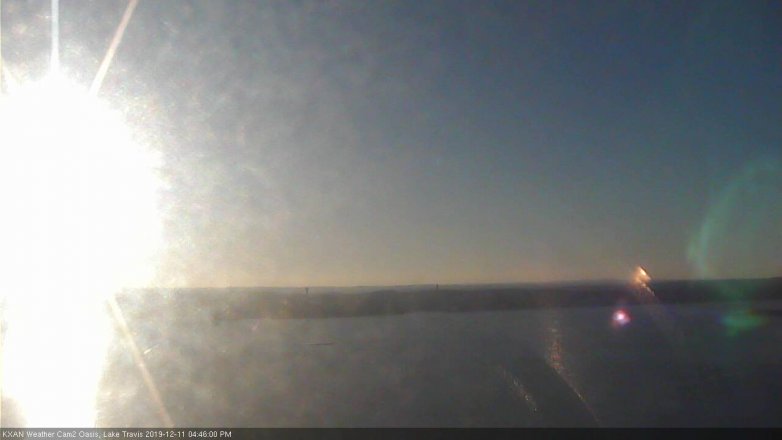 Lake Travis webcam, December 11, 2019 4:45 PM CT