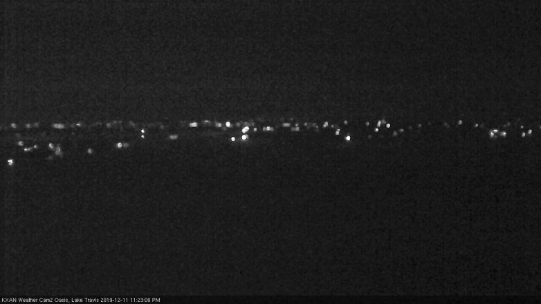 Lake Travis webcam, December 11, 2019 11:25 PM CT