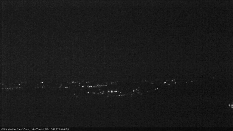 Lake Travis webcam, December 12, 2019 7:25 PM CT