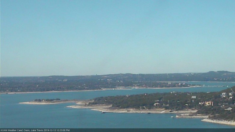 Lake Travis webcam, December 13, 2019 12:25 PM CT