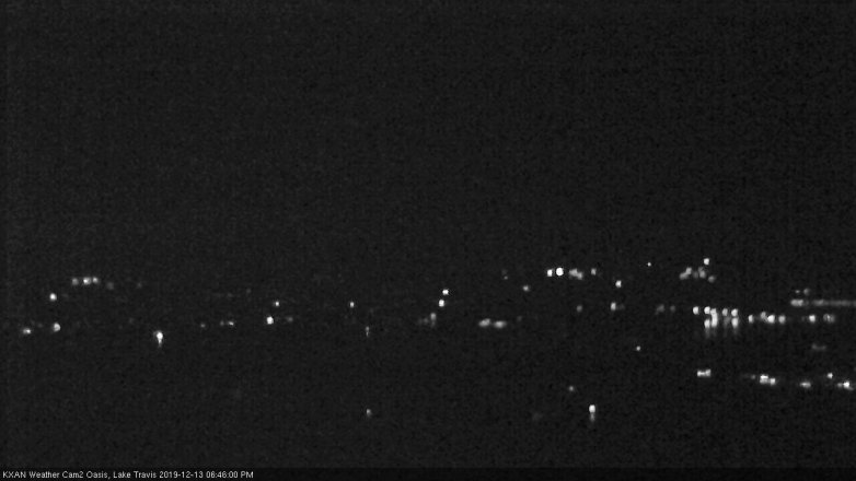 Lake Travis webcam, December 13, 2019 6:45 PM CT