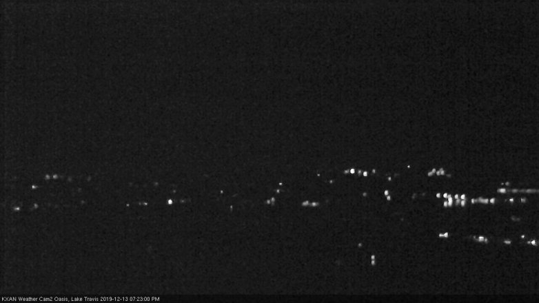 Lake Travis webcam, December 13, 2019 7:25 PM CT