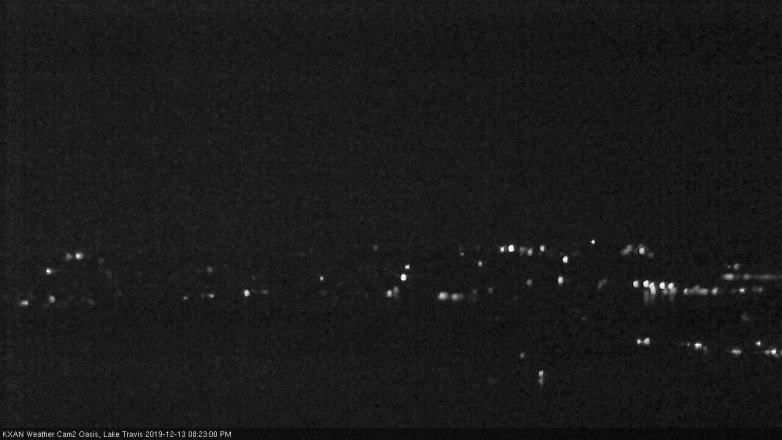Lake Travis webcam, December 13, 2019 8:25 PM CT