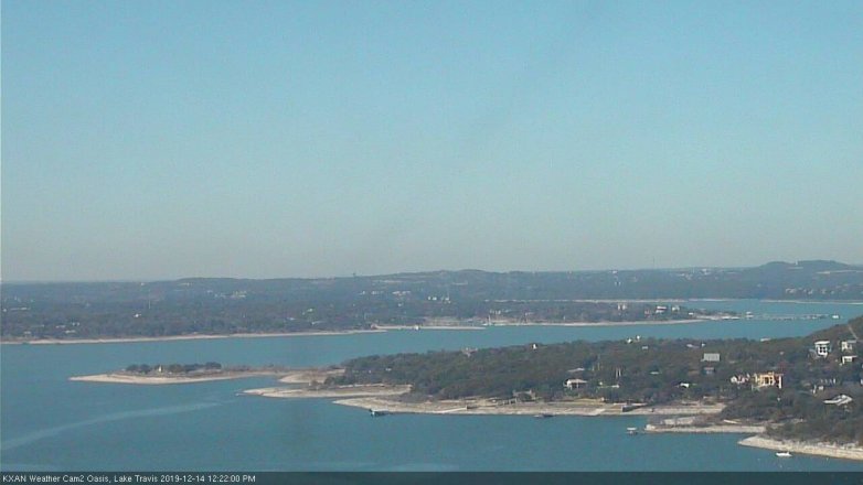 Lake Travis webcam, December 14, 2019 12:25 PM CT