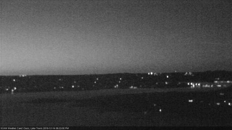 Lake Travis webcam, December 14, 2019 6:25 PM CT