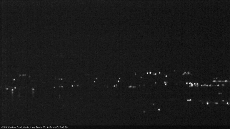 Lake Travis webcam, December 14, 2019 7:25 PM CT