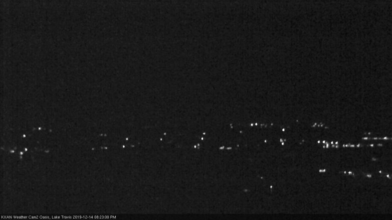Lake Travis webcam, December 14, 2019 8:25 PM CT