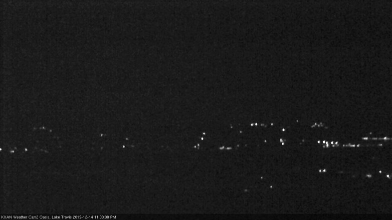 Lake Travis webcam, December 14, 2019 11:00 PM CT