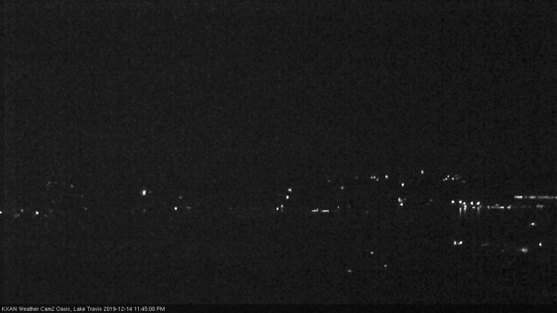 Lake Travis webcam, December 14, 2019 11:45 PM CT