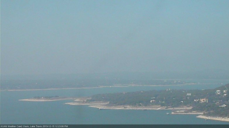 Lake Travis webcam, December 15, 2019 12:25 PM CT