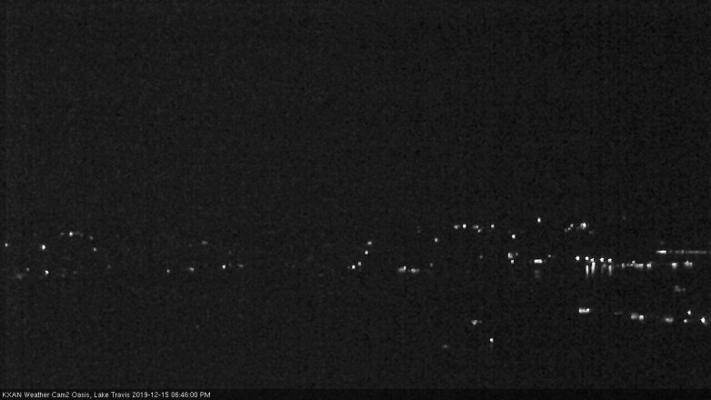 Lake Travis webcam, December 15, 2019 6:45 PM CT