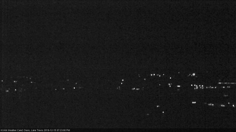 Lake Travis webcam, December 15, 2019 7:25 PM CT