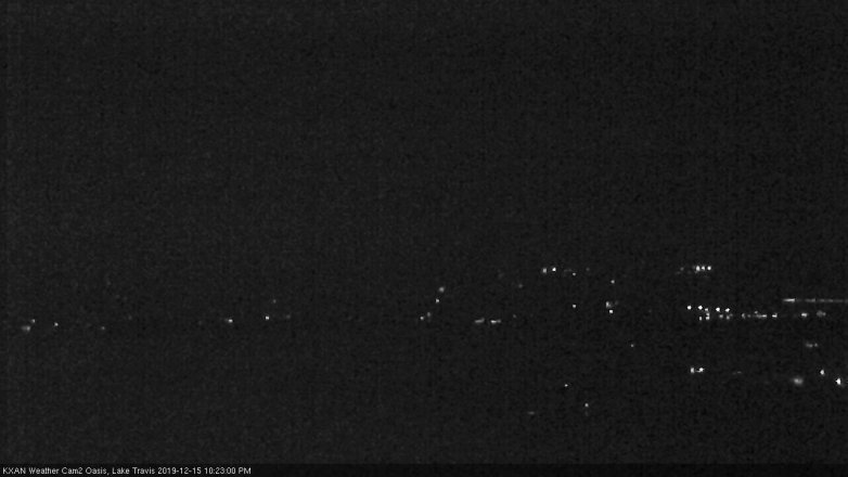 Lake Travis webcam, December 15, 2019 10:25 PM CT