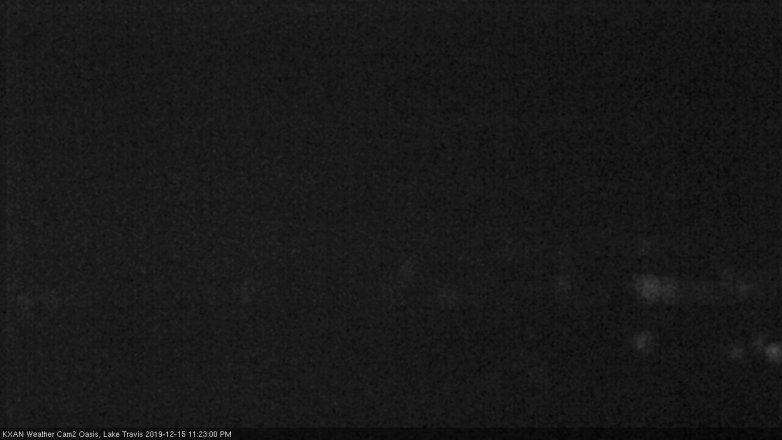 Lake Travis webcam, December 15, 2019 11:25 PM CT