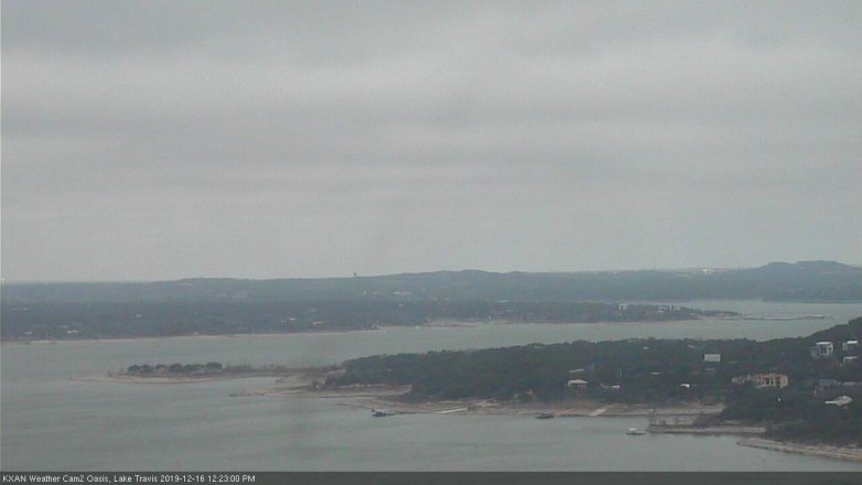 Lake Travis webcam, December 16, 2019 12:25 PM CT