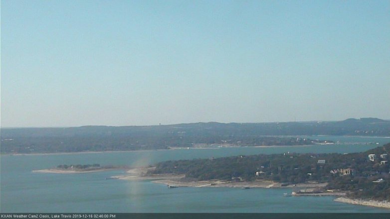 Lake Travis webcam, December 16, 2019 2:45 PM CT