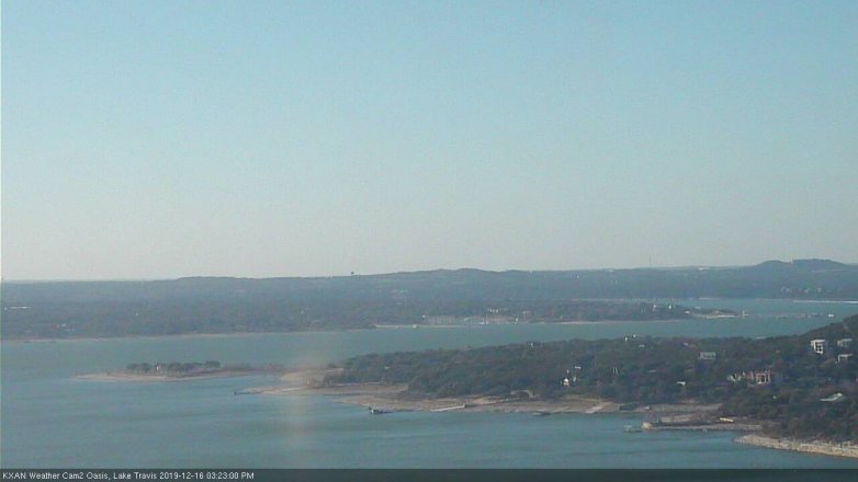 Lake Travis webcam, December 16, 2019 3:25 PM CT