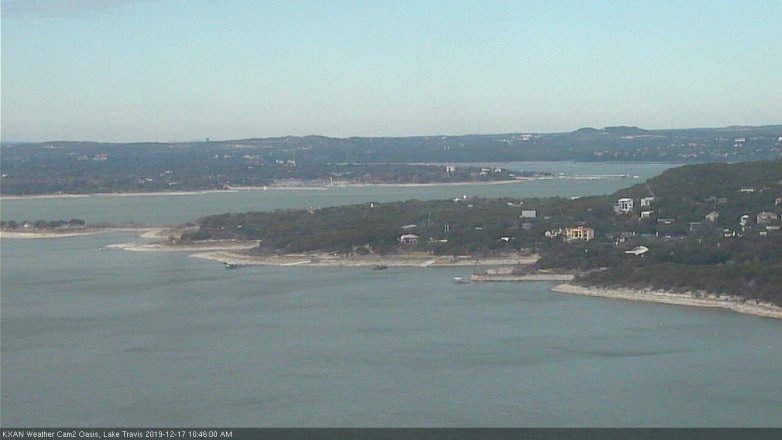 Lake Travis webcam, December 17, 2019 10:45 AM CT