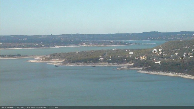 Lake Travis webcam, December 17, 2019 11:25 AM CT