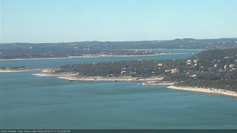 Lake Travis webcam, December 17, 2019 12:25 PM CT