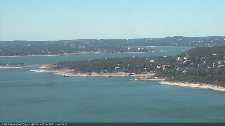 Lake Travis webcam, December 17, 2019 12:45 PM CT