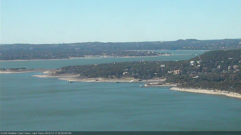 Lake Travis webcam, December 17, 2019 2:00 PM CT