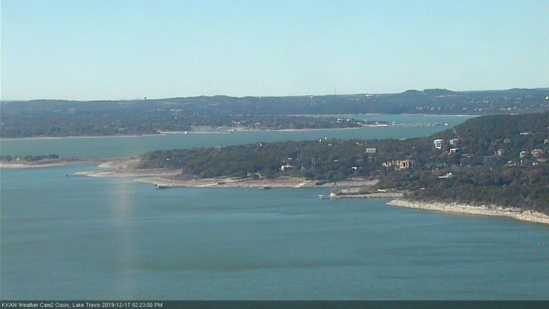 Lake Travis webcam, December 17, 2019 2:25 PM CT