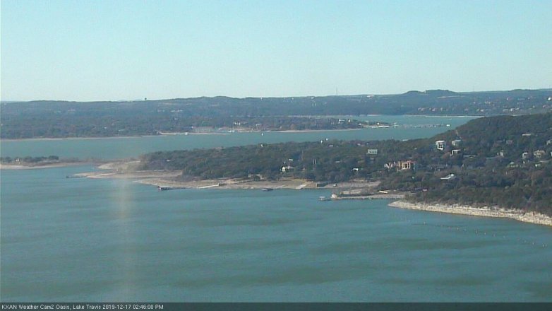 Lake Travis webcam, December 17, 2019 2:45 PM CT