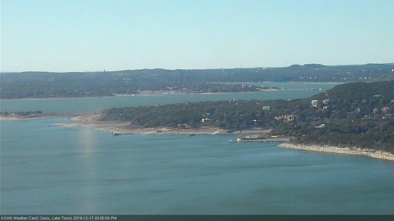 Lake Travis webcam, December 17, 2019 3:00 PM CT