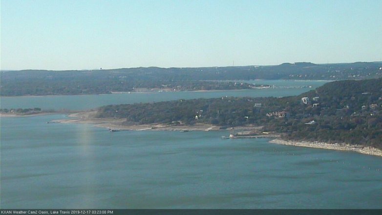 Lake Travis webcam, December 17, 2019 3:25 PM CT