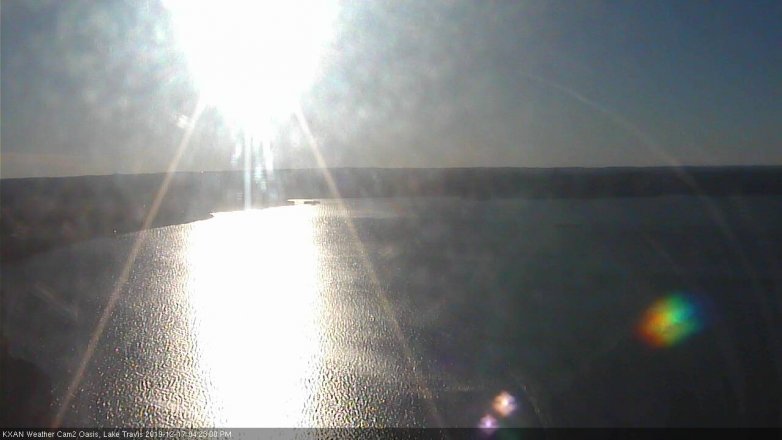 Lake Travis webcam, December 17, 2019 4:25 PM CT